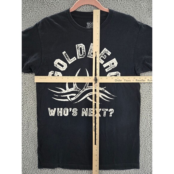 WWE Wrestling Shirt Mens Medium Legends Bill Goldberg Whos Next Black Tee - Picture 3 of 5